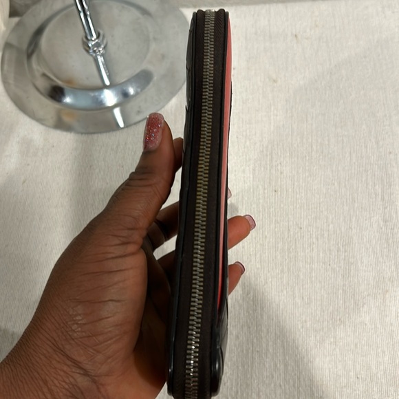 Bottega long zippy brown and red wallet - Picture 7 of 15